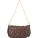 Louis Vuitton Canvas Monogram Single Multipochette Shoulder Bag