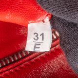 Prada Rosso Suede Vitello Handbag