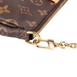 Louis Vuitton Canvas Monogram Single Multipochette Shoulder Bag