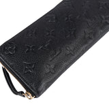 Louis Vuitton Leather Empreinte Monogram Clemence Wallet