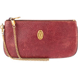 Cartier Bordeaux Leather Pouch