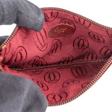 Cartier Bordeaux Leather Pouch