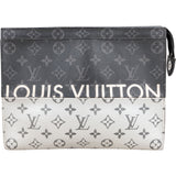 Louis Vuitton Eclipse Canvas Monogram Pochette Voyage Clutch