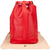 Louis Vuitton Rouge Epi Leather Randonnee Backpack