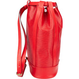 Louis Vuitton Rouge Epi Leather Randonnee Backpack