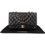 Chanel Quilted Lambskin Jumbo Single Flap Crossbody Bag