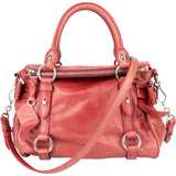 Miu Miu Red Leather Classic City Handbag