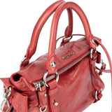 Miu Miu Red Leather Classic City Handbag