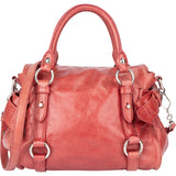 Miu Miu Red Leather Classic City Handbag