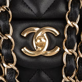 Chanel Quilted Lambskin Jumbo Single Flap Crossbody Bag