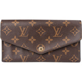 Louis Vuitton Canvas Monogram Sarah Wallet