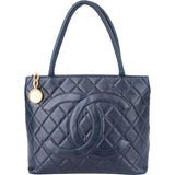 Chanel Quilted Lambskin Medaillon Handbag