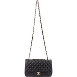 Chanel Quilted Lambskin Jumbo Single Flap Crossbody Bag