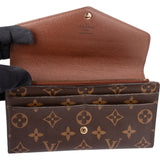 Louis Vuitton Canvas Monogram Sarah Wallet