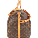 Louis Vuitton Canvas Monogram Keepall 55 Bandouliere