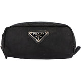 Prada Black Nylon Triangle Pouch