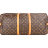 Louis Vuitton Canvas Monogram Keepall 55 Bandouliere
