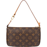 Louis Vuitton Canvas Monogram Pochette Accessoire Handbag