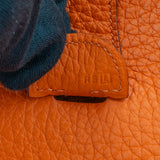 Hermès Orange Togo Leather Evelyne II PM Crossbody Bag