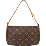 Louis Vuitton Canvas Monogram Pochette Accessoire Handbag
