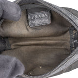 Prada Black Nylon Triangle Pouch