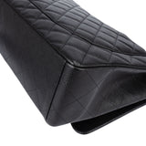 Chanel Quilted Caviar Leather Palladium Maxi Single Flap Crossbody Bag