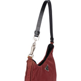 Prada Red Nylon Triangle Cleo Shoulder Bag