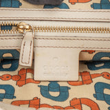 Gucci Leather GG Monogram Jackie Handbag