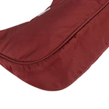 Prada Red Nylon Triangle Cleo Shoulder Bag