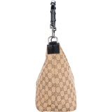 Gucci GG Monogram Bamboo Hobo Handbag