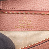 Gucci Brown Leather Swing Handbag