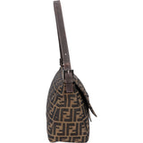 Fendi FF Monogram Baguette Mamma Shoulder Bag