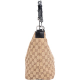 Gucci GG Monogram Bamboo Hobo Handbag