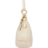 Prada White Leather Vitello Shoulder Bag