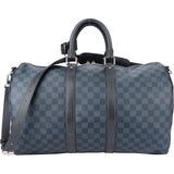 Louis Vuitton Damier Cobalt Monogram Keepall 45 Bandouliere