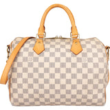 Louis Vuitton Damier Azur Monogram Speedy 30 Bandouliere