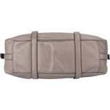 Prada Grey Leather Vitello Handbag