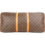Louis Vuitton Canvas Monogram Keepall 55