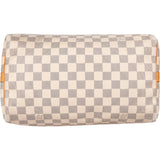 Louis Vuitton Damier Azur Monogram Speedy 30 Bandouliere