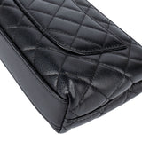 Chanel Quilted Caviar Leather Coco Top Handle Single Flap Handbag