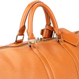 Louis Vuitton Cognac Epi Leather Keepall 50