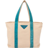 Prada Classic Big Triangle Beach Handbag