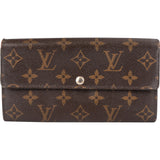 Louis Vuitton Canvas Monogram Sarah Wallet