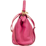 Fendi Pink Leather Peekaboo Mini Handbag - vintageandkickz