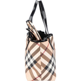 Burberry Nova-Check Monogram Handbag