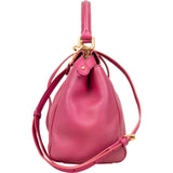 Fendi Pink Leather Peekaboo Mini Handbag - vintageandkickz