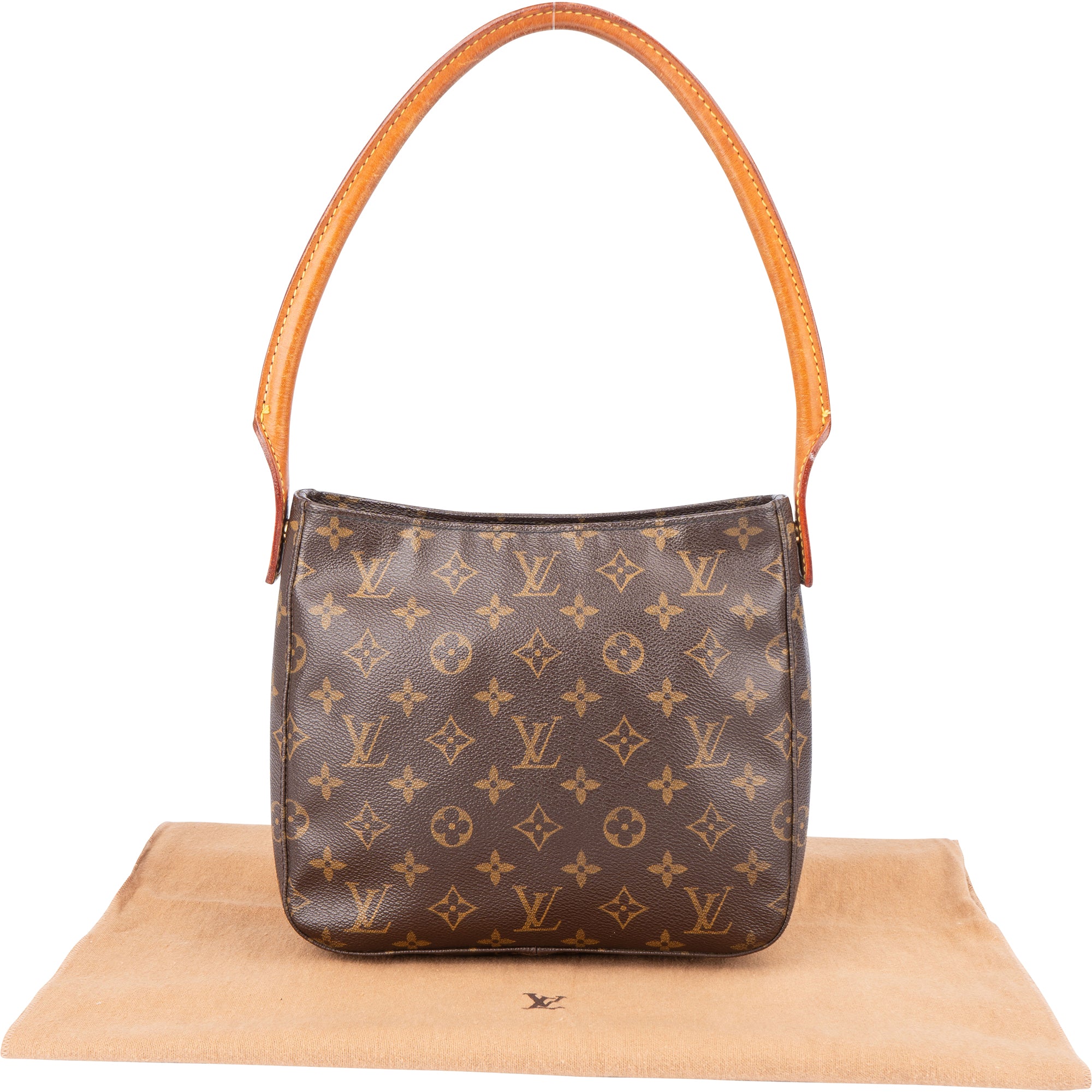 Louis Vuitton Canvas Monogram Looping MM Shoulder Bag