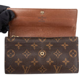 Louis Vuitton Canvas Monogram Sarah Wallet