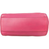 Fendi Pink Leather Peekaboo Mini Handbag - vintageandkickz