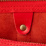 Louis Vuitton Rouge Epi Leather Keepall 55